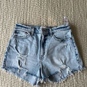 Abercrombie & Fitch High Rise Mom Short Curve Love